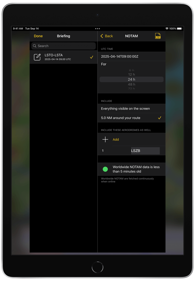 notam-form